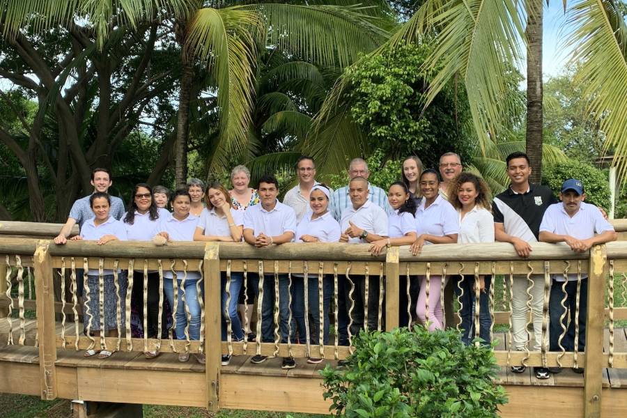 represented at the opening ceremony of outdoor therapy center